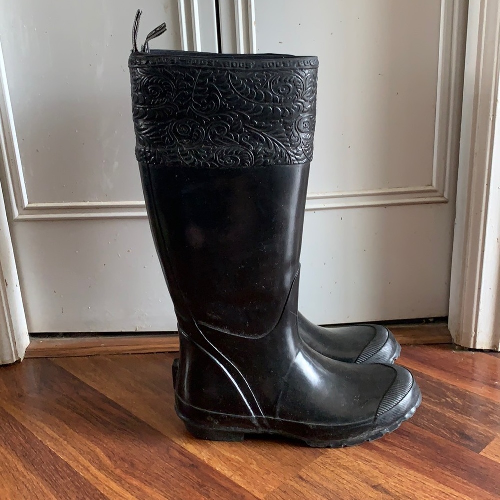 Bogs Black Rain Boots